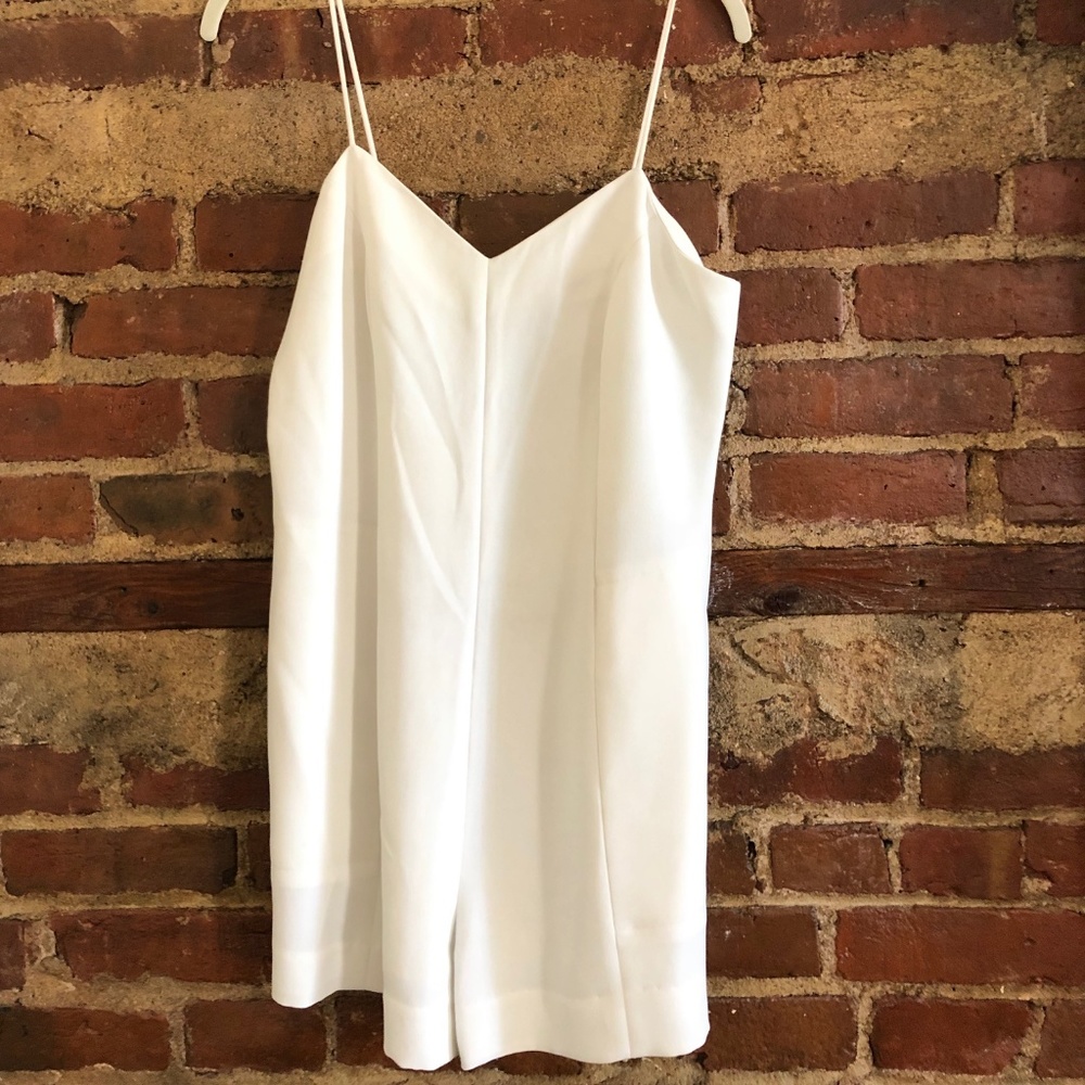L'AGENCE Intermix Exclusive White Romper, Size 6